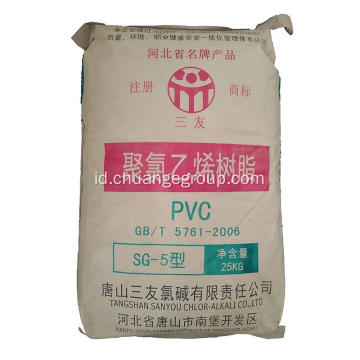 Sanyou PVC Resin Karbonat Berdasarkan Nilai K 65-67
